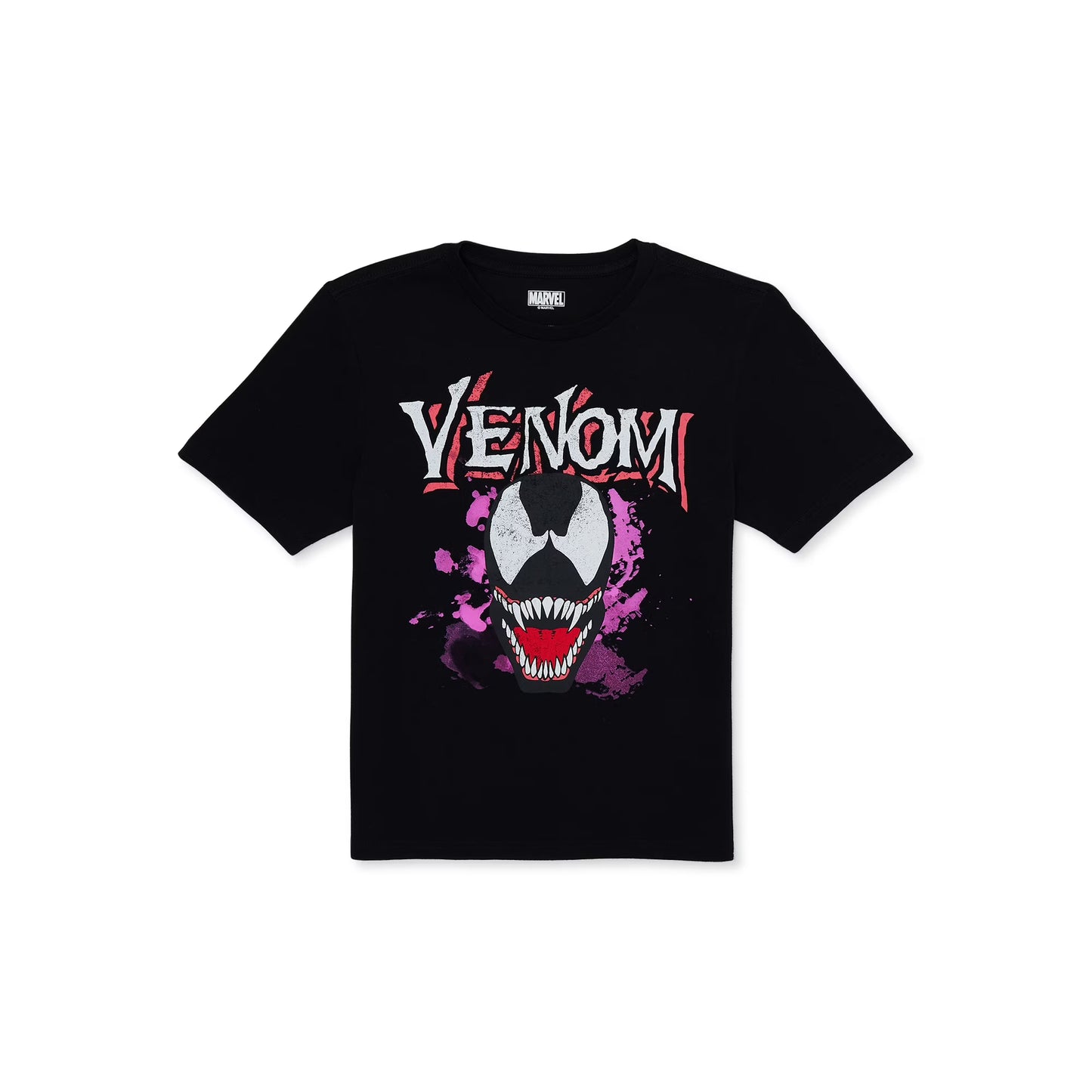 Boys Marvel Venom Short Sleeve, Graphic T-Shirt Tee