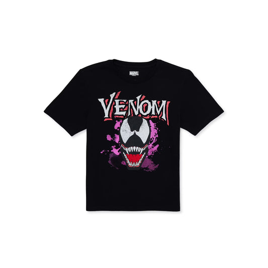 Boys Marvel Venom Short Sleeve, Graphic T-Shirt Tee