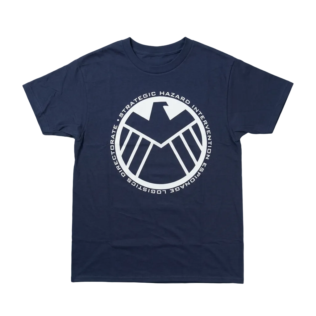 Men's Marvel SHIELD Large Insignia Logo Graphic Tee T-Shirt