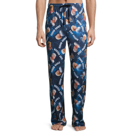 Men's Golden Girls pajama lounge pants featuring a comfortable fit and colorful character print from Rex Distributor, Inc.