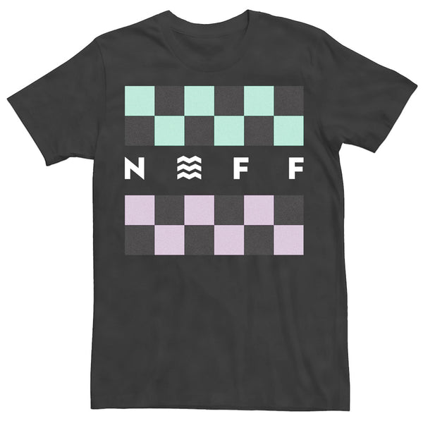 Men's Neff Checker Mutlicolor Charcoal Heather Tee