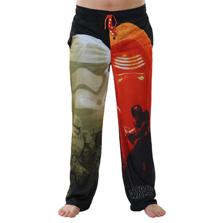 Men's Star Wars lounge pants featuring Troopers and Kylo Ren designs, made by Rex Distributor, Inc.