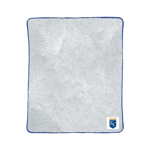 Northwest MLB Kansas City Royals Two-Tone Sherpa Touch Throw Blanket, 50" x 60", Patch