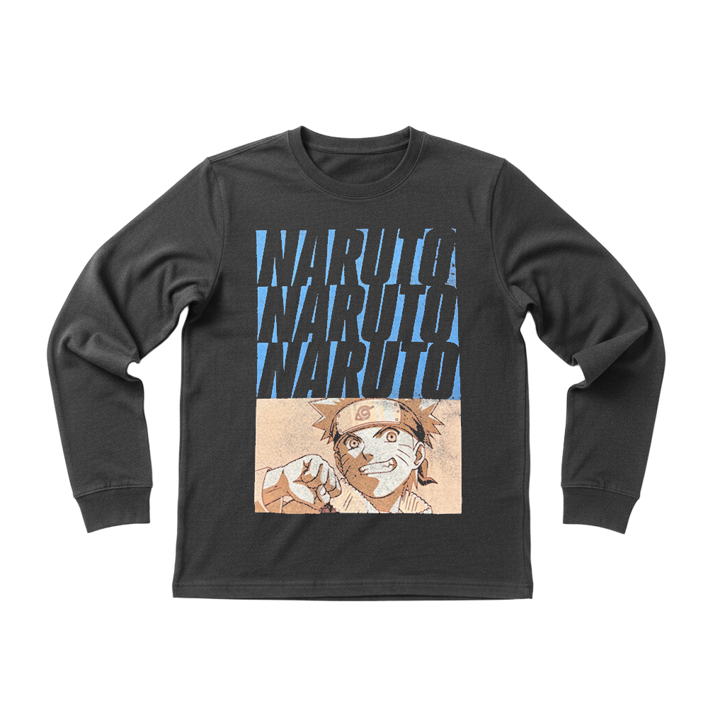 Boys' Naruto Long Sleeve Graphic T-Shirt Tee