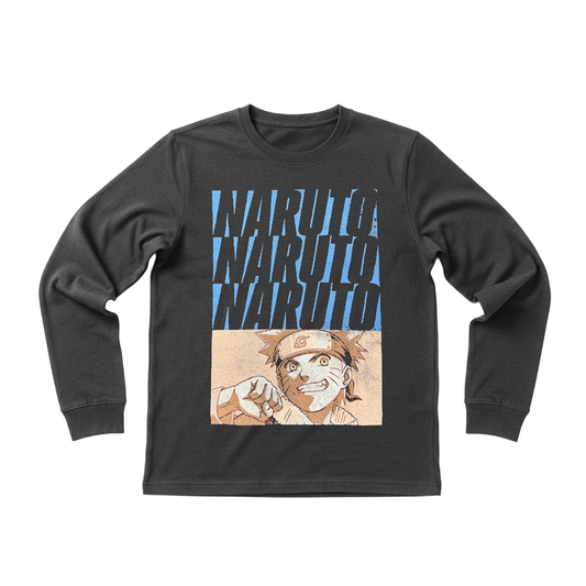 Boys' Naruto Long Sleeve Graphic T-Shirt Tee