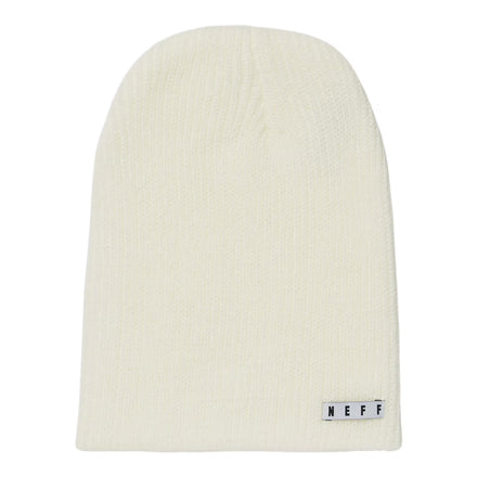 Neff Daily Beanie Hat for Men and Women, White, One Size