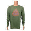 Men's Green NEFF One Of Us Graphic Long Sleeve Tee T-Shirt