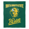Northwest NCAA North Dakota State Bison Micro Raschel Throw Blanket, 40" x 60", Fleece Throw