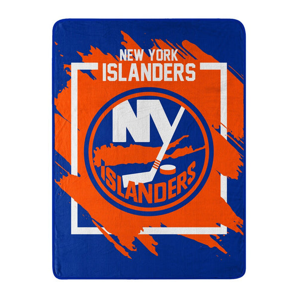 Northwest NHL New York Islanders 46" x 60" Dimensional Micro Raschel Plush Throw Blanket