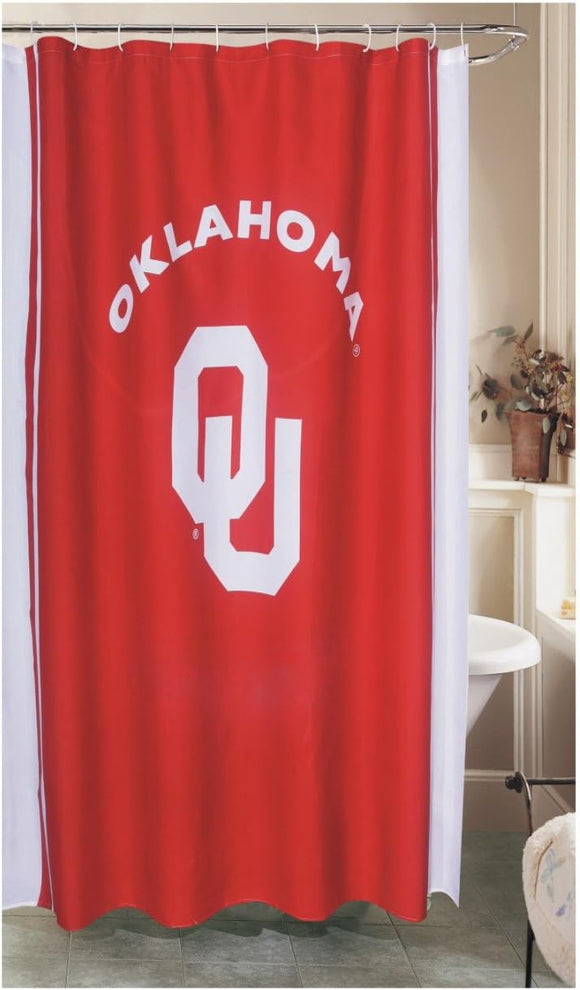 Northwest NCAA Oklahoma Sooners Fabric Shower Curtain 72