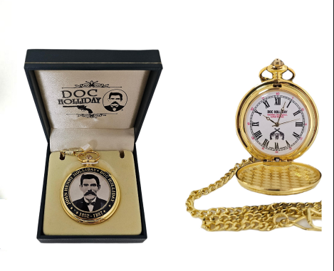 P 237 Doc Holliday Pocket Watch with Gift Box