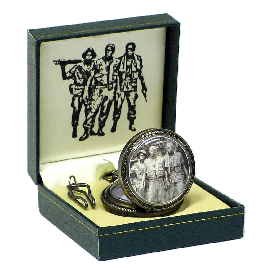 P 279 Vietnam Memorial Pocket Watch with Gift Box