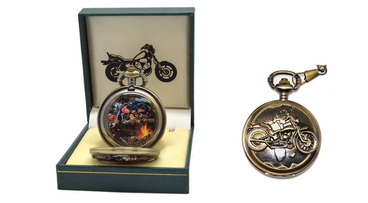 P 300 Motorcycle Pocket Watch with Gift Box