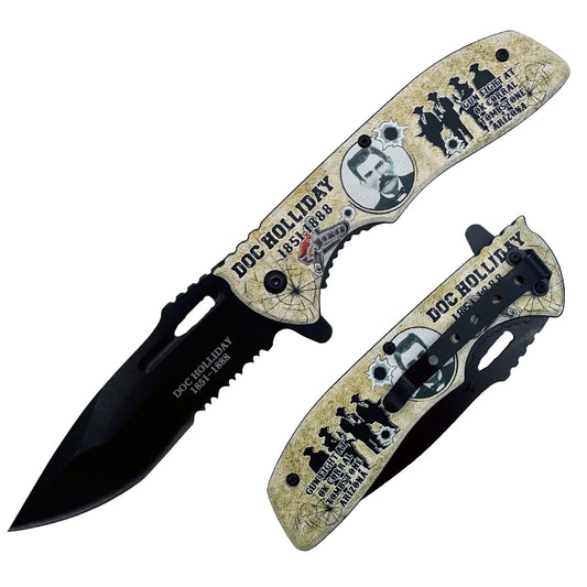 PK 3200-DH 4.5" Doc Holliday Legends of the West Assist-Open Folding Knife