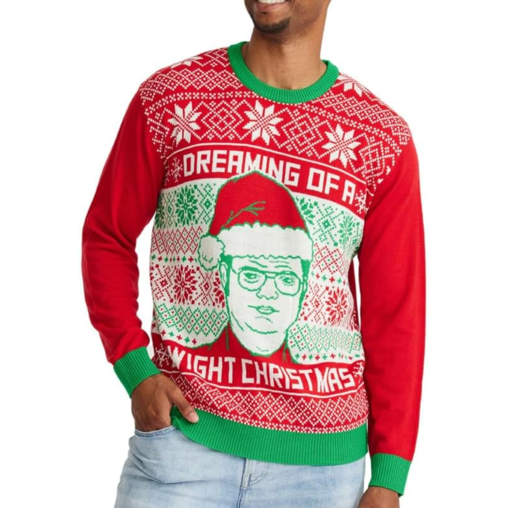Men's The Office Dreaming of a Dwight Christmas Holiday Pullover Sweater