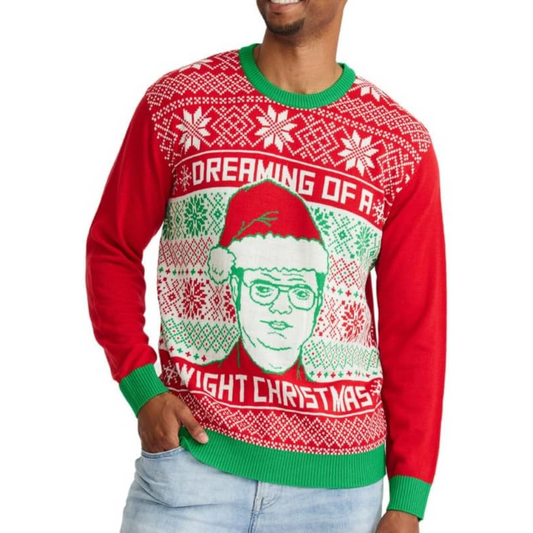 Men's The Office Dreaming of a Dwight Christmas Holiday Pullover Sweater