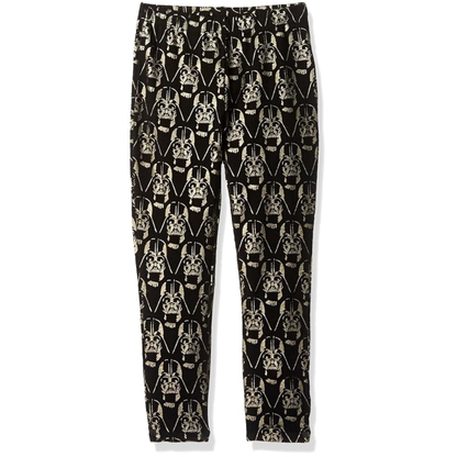 Girls Star Wars Darth Vader Legging Black & Gold