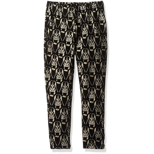 Girls Star Wars Darth Vader Legging Black & Gold
