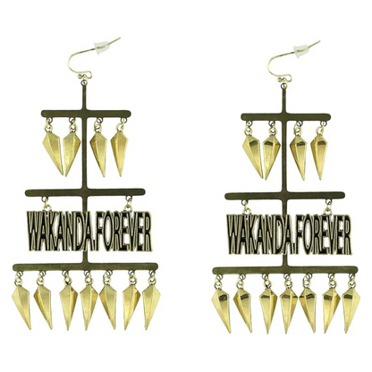 Marvel Black Panther Wakanda Forever Women's Claw Fashion Dangle Earrings - Rex Distributor, Inc. Wholesale Licensed Products and T-shirts, Sporting goods,