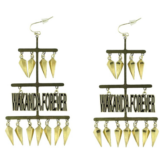 Marvel Black Panther Wakanda Forever Women's Claw Fashion Dangle Earrings