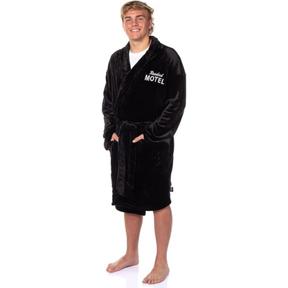 Schitt's Creek Gift Plush Fleece Luxury Bathrobe Robe Rosebud Hotel