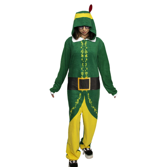 Buddy the Elf Union Suit for Adults Costume