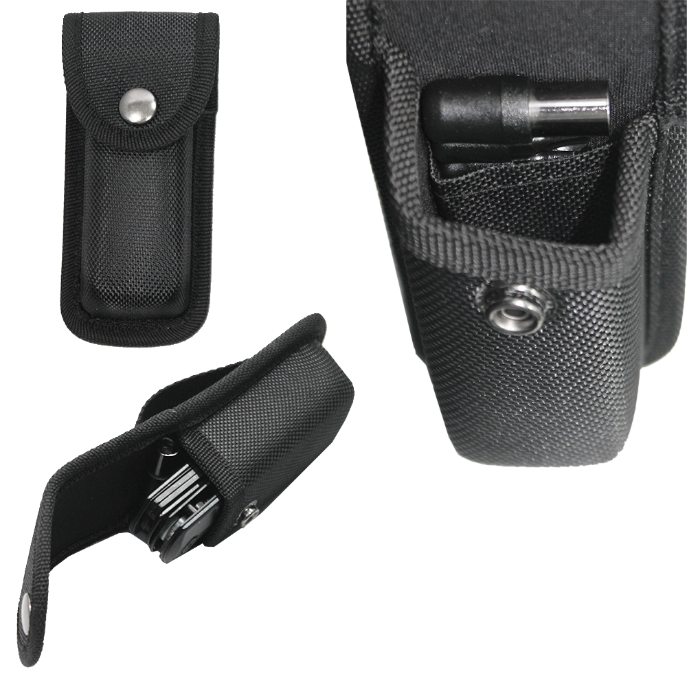 RT 8219-BK Rtek 4.5" Multi Tool Pocket Knife with Pliers Bottle Opener Screwdrivers & Sheath