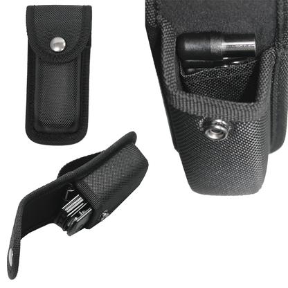 RT 8219-BK Rtek 4.5" Multi Tool Pocket Knife with Pliers Bottle Opener Screwdrivers & Sheath