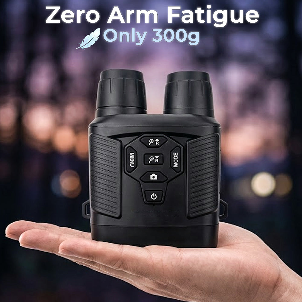 RT NVI-800 Rtek 4K Night Vision Binoculars 3.0" HD Screen, Built-in 4000mAh Rechargeable Battery, Type-C, 6.8x Zoom, Tactical UI for Hunting & Security