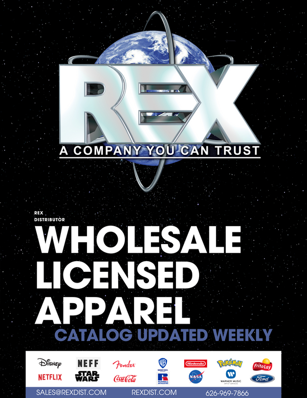 Licensed Apparel Catalog