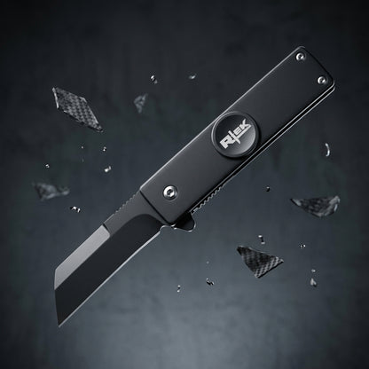 SPK 6841-GD 3.5" Rtek Gold Spinner Tanto Folding Knife Fidget Mult-Tool