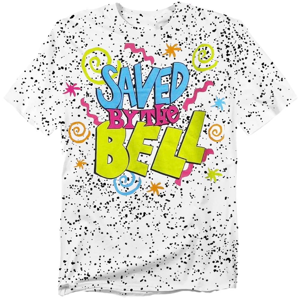 Women Junior's Heather Saved By The Bell Graphic Tee T-Shirt