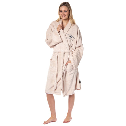 Schitt's Creek Gift Plush Fleece Luxury Bathrobe Robe Rose Apothecary