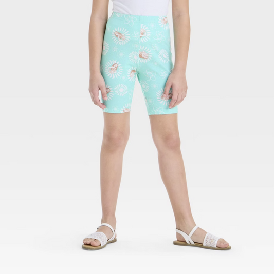 Girls' Moana Bike Shorts - Green