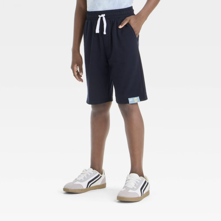 Boys' Bluey Terry Shorts - Black