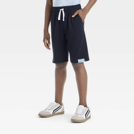 Boys' Bluey Terry Shorts - Black
