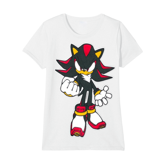 Women's Sonic Shadow the Hedgehog Graphic Tee T-Shirt