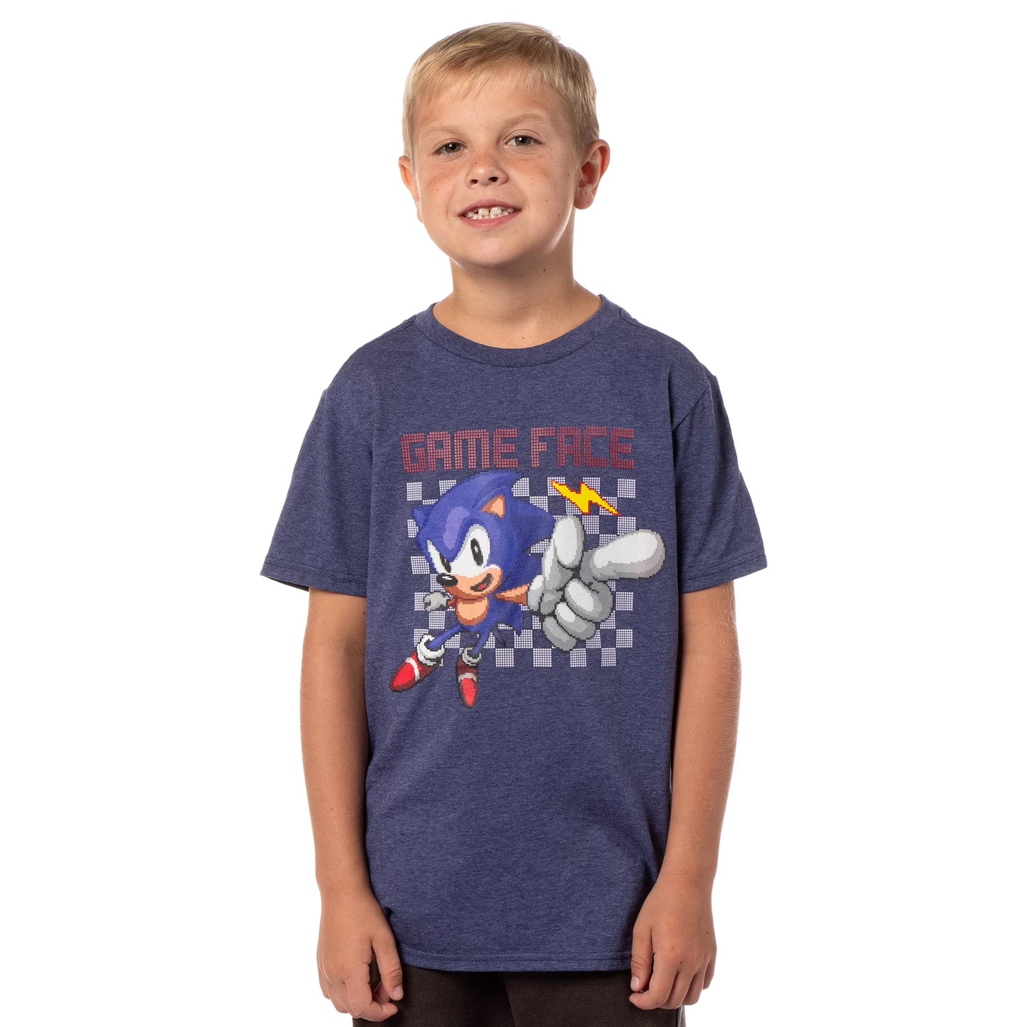 Boys' Sonic The Hedgehog Retro Graphic T-Shirt Tee