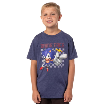 Boys' Sonic The Hedgehog Retro Graphic T-Shirt Tee