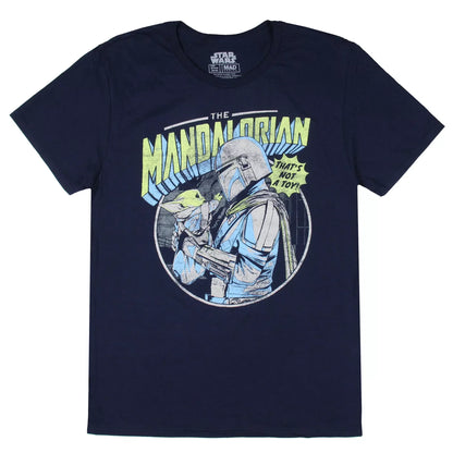 Men's Star Wars The Mandalorian That's Not A Toy Graphic Tee T-Shirt - Rex Distributor, Inc. Wholesale Licensed Products and T-shirts, Sporting goods,