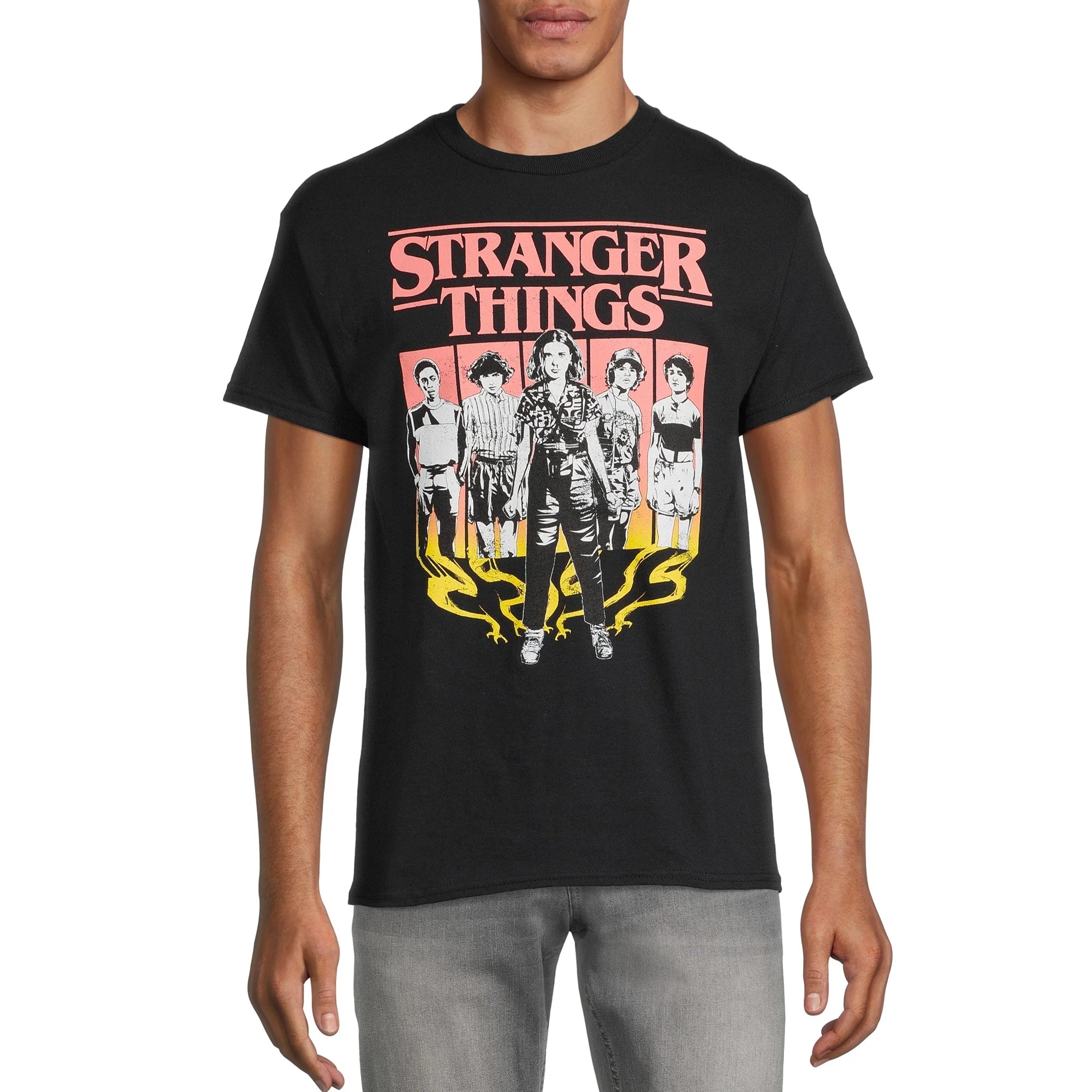 Men's Stranger Things Boxes Character Graphic Tee T-Shirt – Rex ...