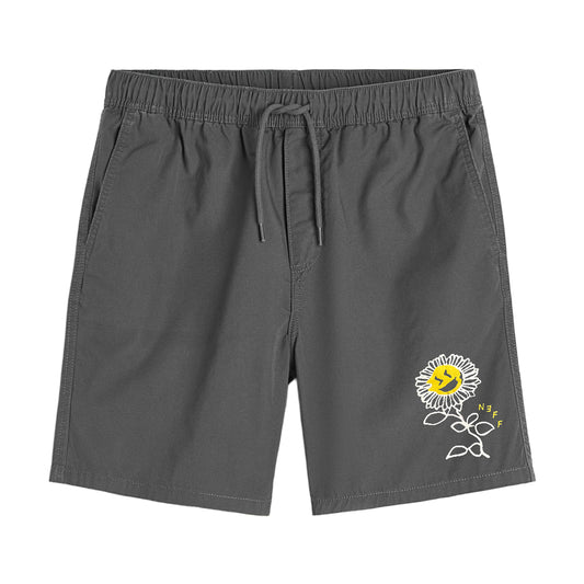 Men's Neff Daytripper Sunflower Drawstring Twill Shorts with 7-Inch Inseam