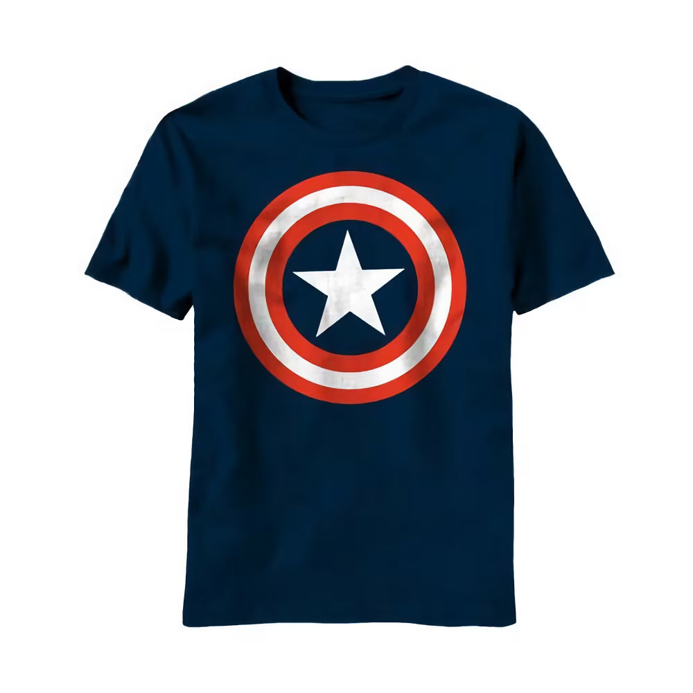 Men's Super Heroes & Villains Marvel Comics Captain America Shield Graphic Tee T-Shirt