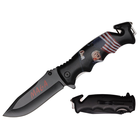 T 271634-T8 4.5" Assist-Open Folding Knife with Belt Clip