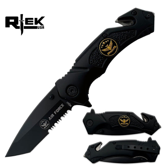 TD 941-AF 4.5" Air Force Assist-Open Rescue Folding Knife