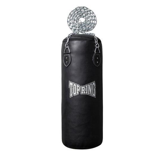 TRHB Top Ring 50 LBS All-Leather Heavy Punching Bag for Boxing & MMA