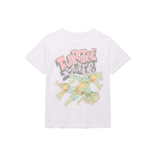 Girls Teenage Mutant Ninja Turtles Turtle Power Graphic Tee T-Shirt