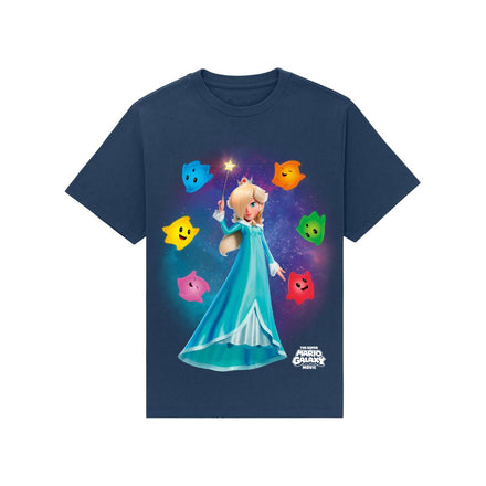 Men's The Super Mario Galaxy Movie Rosalina Graphic Tee T-Shirt Navy