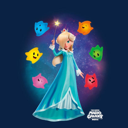 Men's The Super Mario Galaxy Movie Rosalina Graphic Tee T-Shirt Navy