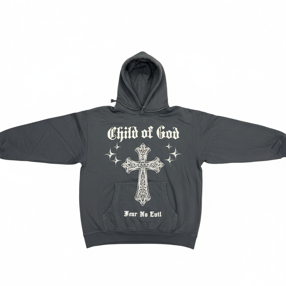 Child Of God Fear No Evil Pullover Hoodie